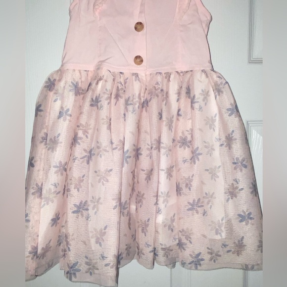 Calvin Klein Blush and Charcoal Floral Dress - Picture 8 of 8